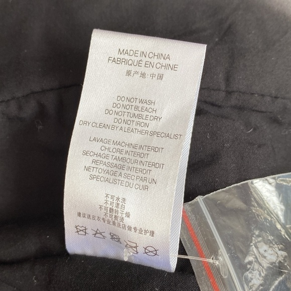 IRO Newhan leather motorcycle biker jacket 10 - Picture 11 of 11